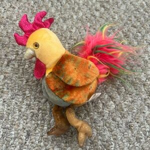 TY Zodiac Rooster Beanie Baby